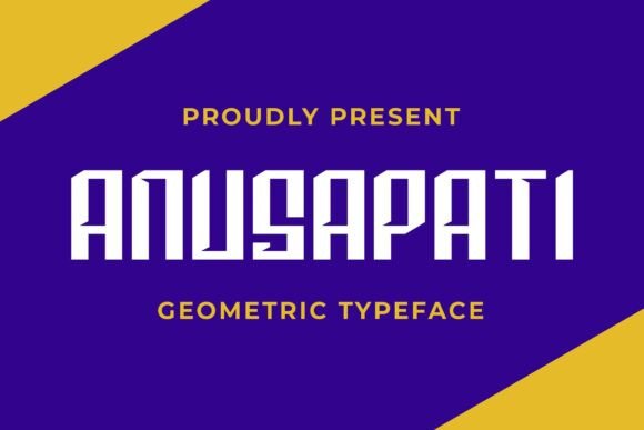 Anusapati: A Bold Font for Business