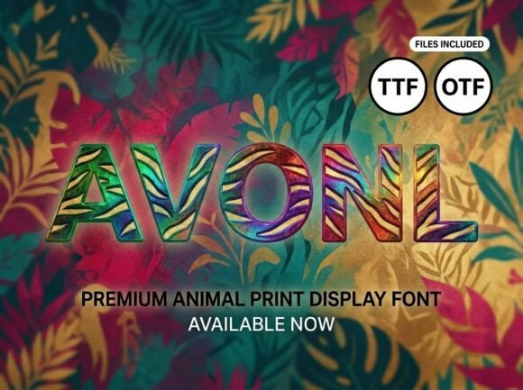 Avonl: A Bold Display Typeface for Editorial Impact