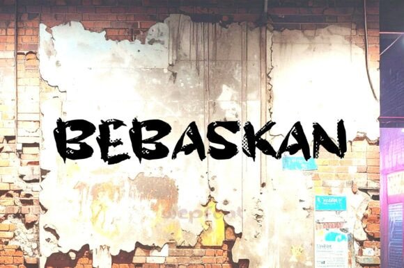 Bebaskan: The Bold Display Font for Urban Branding