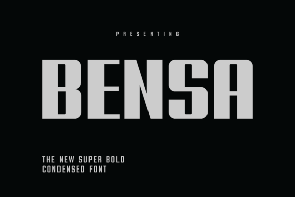 Bensa: A Modern Sans Serif for Bold Brand Identity