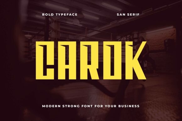 Carok: A Bold Font for Digital Campaigns
