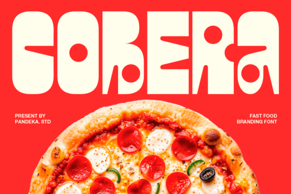 Cobera: A Bold Display Font for Playful Brand Identity