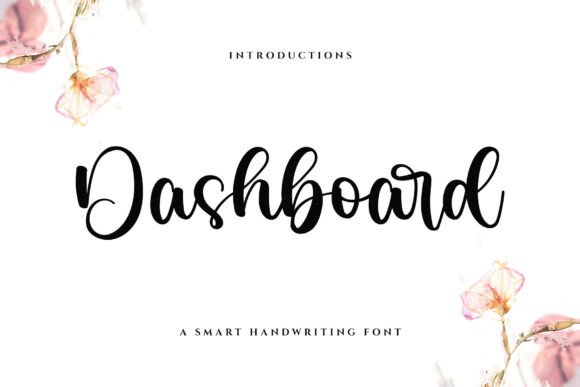 Dashboard Font: A Playful Script for Editorial Design