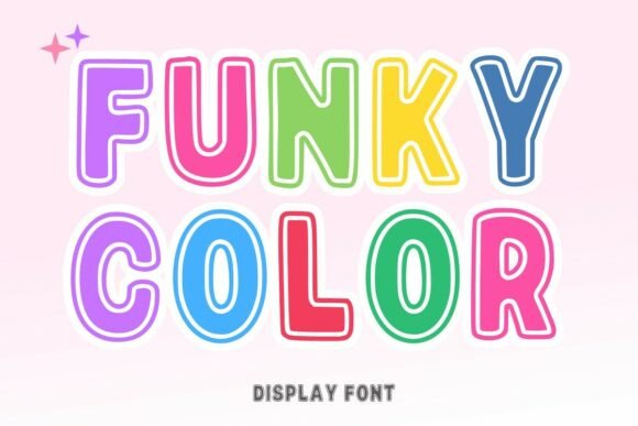 Funky Color: The Playful Display Font for Handmade Brands