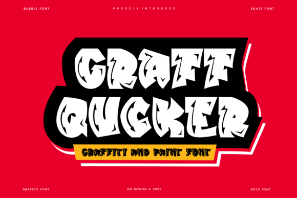 Graff Qucker Font Review: A Bold Display Typeface for Branding