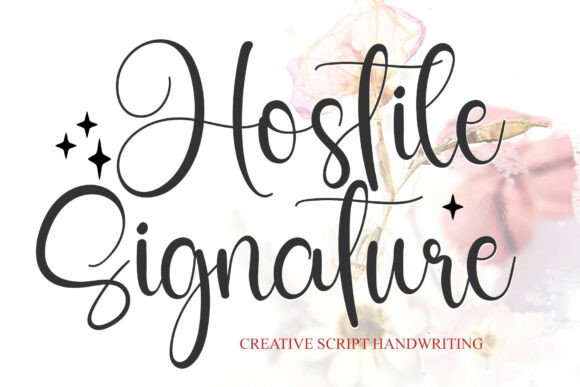 Hostile Signature: The Handwritten Font for Scroll-Stopping Marketing
