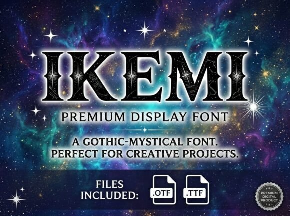 Ikemi: The Display Font That Makes Campaigns Pop