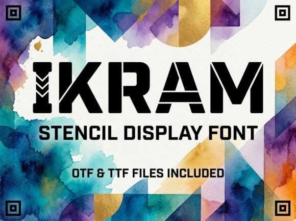 Ikram Font: Elevate Your Brand with a Stunning Display Typeface