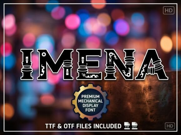 Imena: A Bold Display Font for Editorial Impact