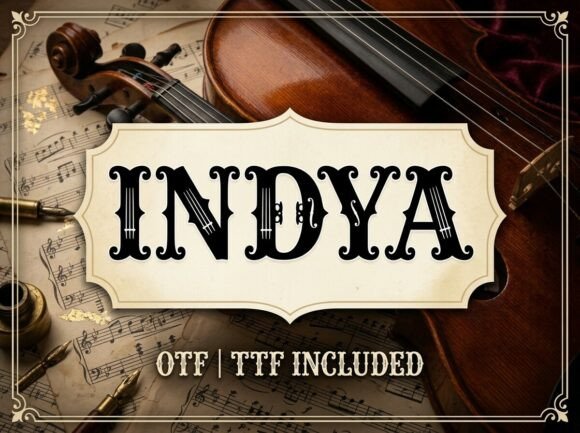 Indya: A Bold Display Font for High-Impact Campaigns