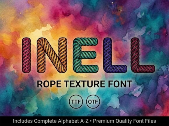 Inell: The Bold Display Font for Handmade Brands