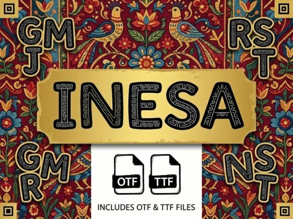 Inesa Review: A Bold Display Font for Modern Branding