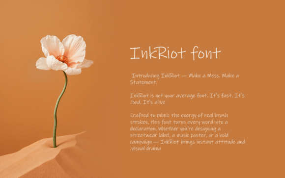 Inkriot: A Bold Font for Business