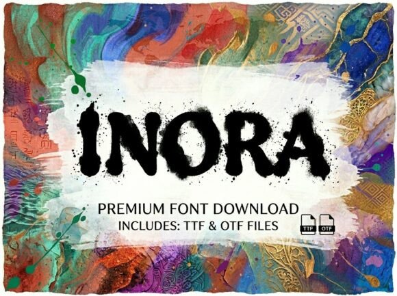 Inora: A Bold Display Font for Editorial Impact