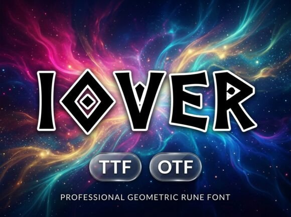 Iover Review: A Bold Display Font for Modern Branding