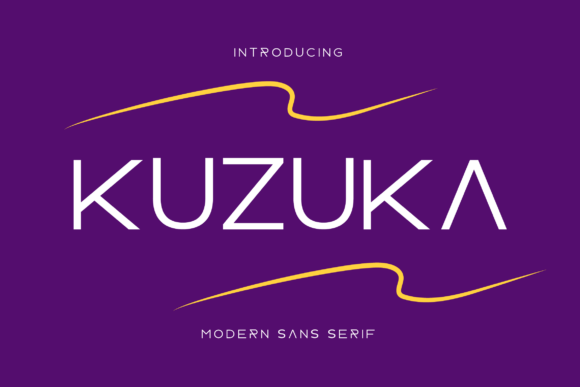 Kuzuka: A Modern Font for Creative Makers