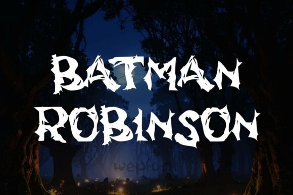 Launch Bold Campaigns with the Batman Robinson Display Font