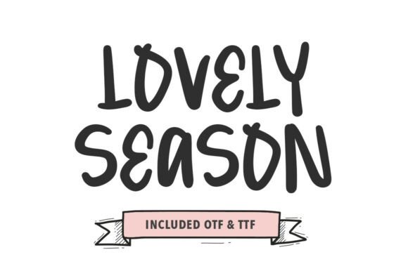Lovely Season: A Bold Display Font for Confident Branding
