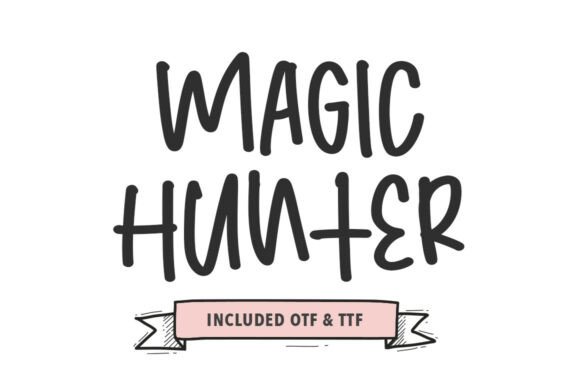 Magic Hunter: A Bold Display Font for Editorial Stories