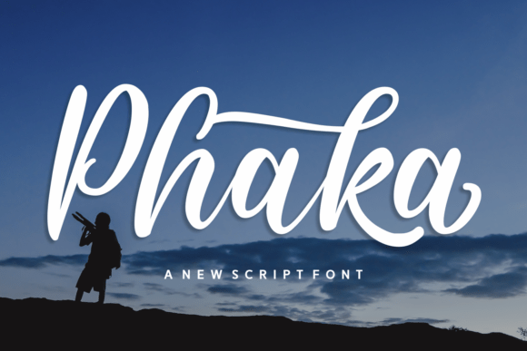 Phaka: A Bold Script Typeface for Modern Web Design