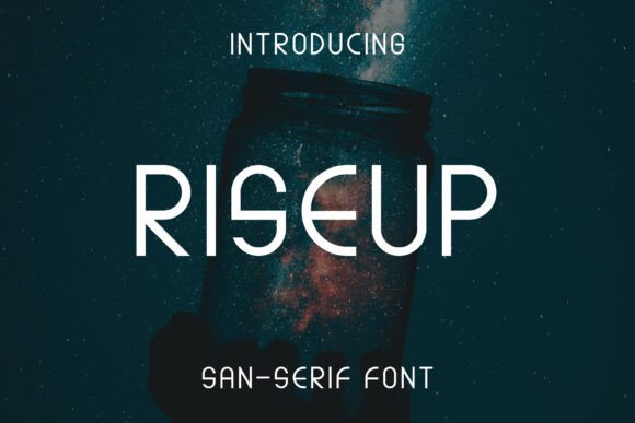 Riseup: A Bold Typeface for Modern Design
