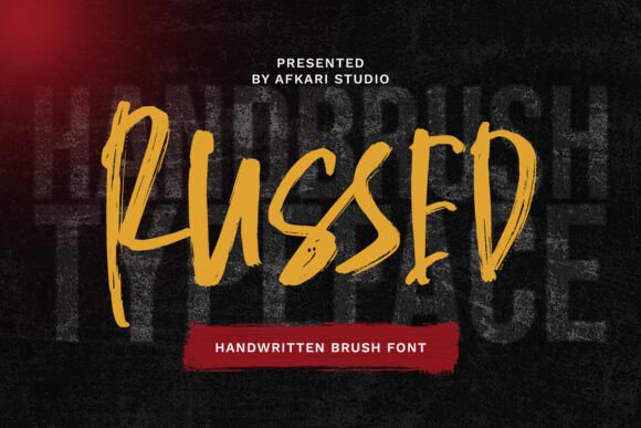 Russed: A Bold Handwritten Font for Modern Web Design