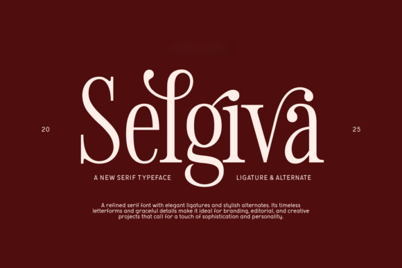 Selgiva: A Serif Font for Web Design
