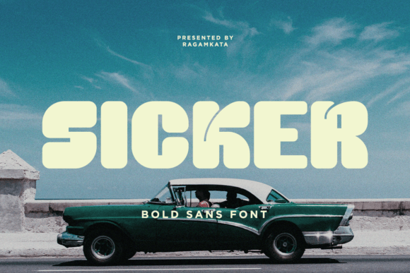 Sicker Typeface: A Bold Sans Serif for Editorial Impact