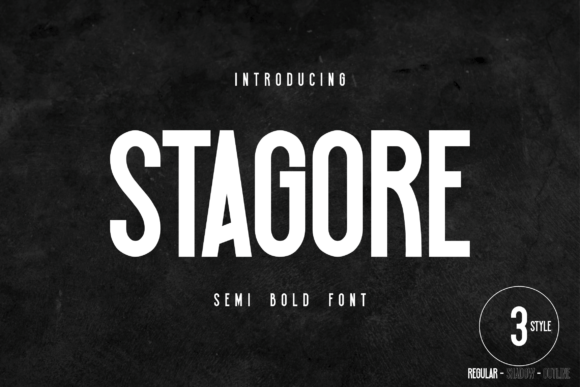 Stagore: The Edgy Sans Serif Font for Bold Maker Brands