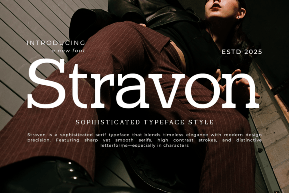 Stravon: A Professional Serif Font for Business