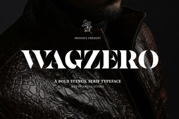 Wagzero: A Bold Serif Typeface for Editorial Impact