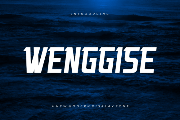 Wenggise: A Bold Serif Display Font for Modern Web Design